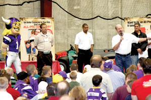 The Thrivent Financial All Pro Dad Father And Kids Experience With The Minnesota Vikings