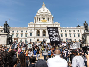 Racial Justice rally at the Minnesota State Capitol
