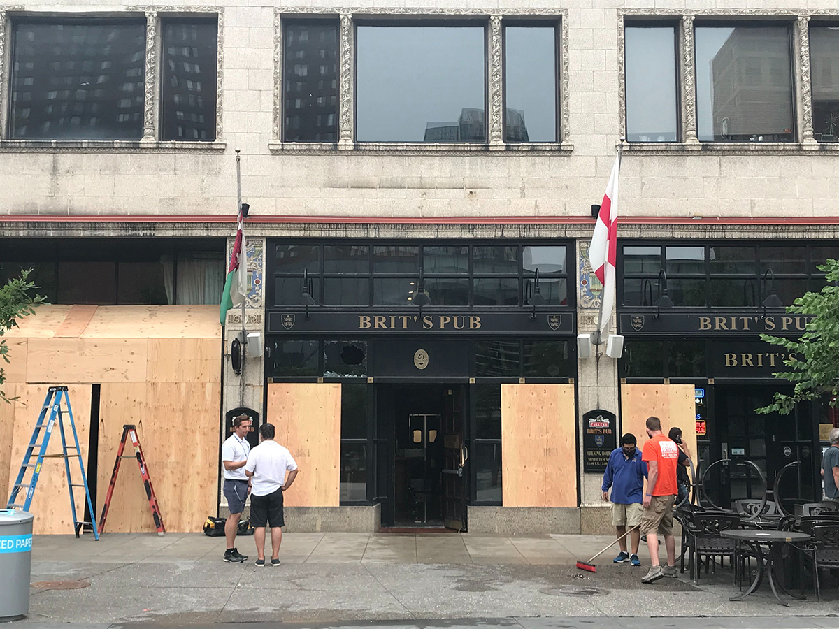 Chaotic Night in Downtown Minneapolis Brings More Damage to Many Businesses