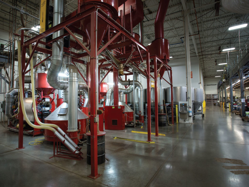 Cameron Coffee factory floor