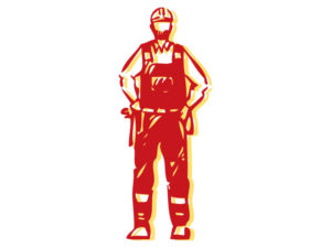 illustration of construction worker