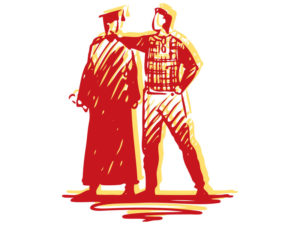 Illustration of graduate