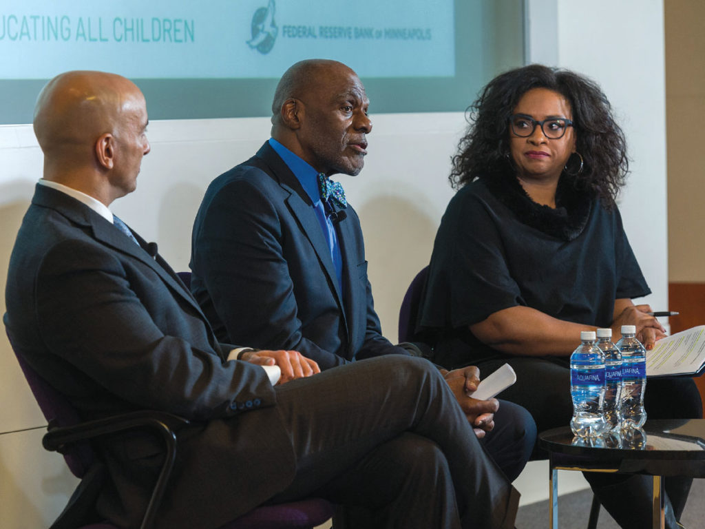 Neel Kashkari, Alan Page and Angela Davis