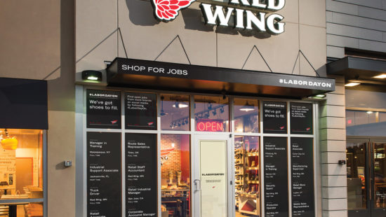 Red Wing Shoe Co. Promotes Jobs Over Boots for Labor Day