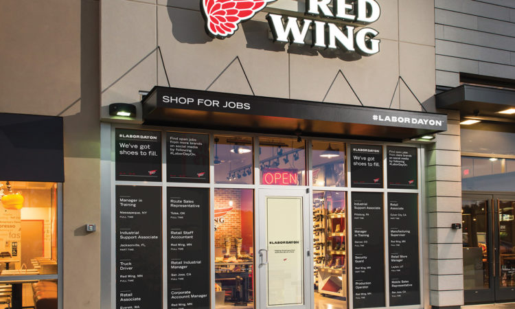 Red Wing Shoe Co. Promotes Jobs Over Boots for Labor Day