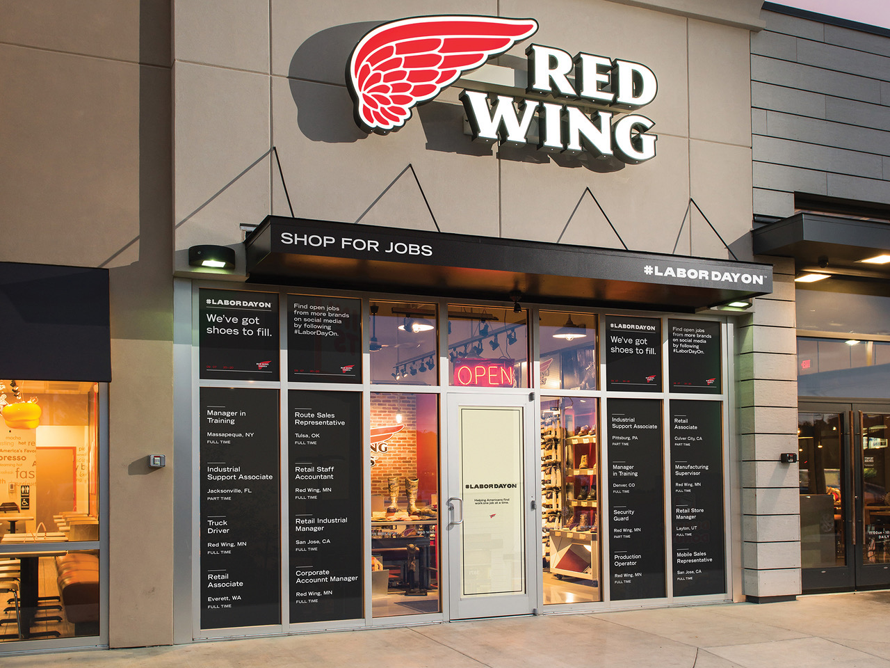 Red Wing Shoe Co. Promotes Jobs Over Boots for Labor Day