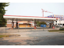 destroyed convenience store