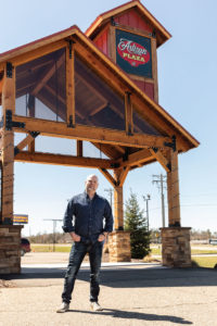 J.D. Fratzke outside Artisan Plaza in 2019