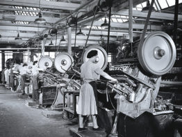 woman working in a factory