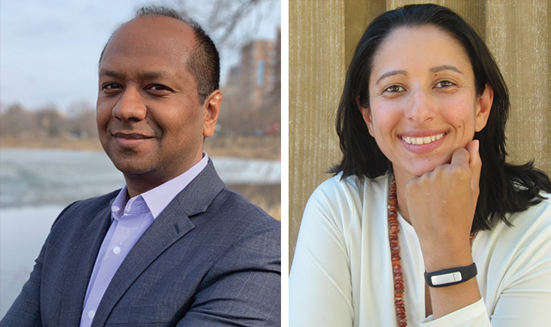 Sameer Kumar and Aneela Idnani, co-founders of HabitAware