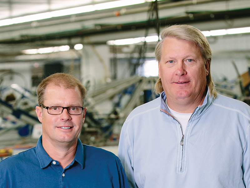 Mark Fritz and Michael Hutchinson, Co-CEOs of Lakeshirts