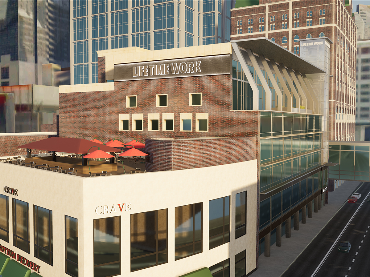 Life Time Work: Full Steam Ahead on Downtown Minneapolis Location