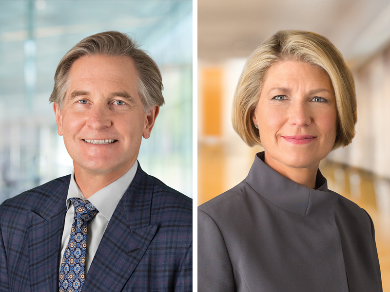 George Hicks and Marcia Page, Co-founders of Varde Partners