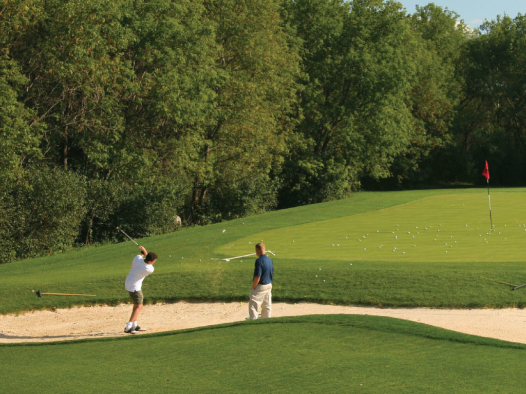 Sand trap at Edinburgh USA