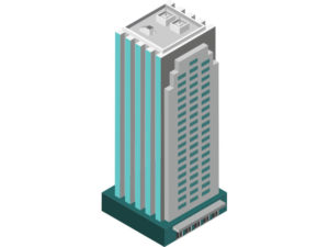 illustration of a tall building