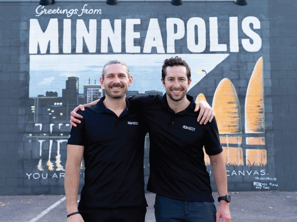 Bizzy Coffee co-founders Andrew Healy (left) and Alex French