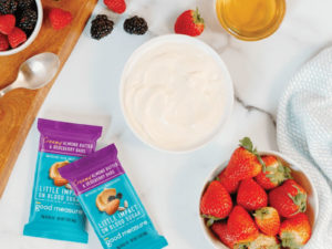 an assortment of cold foods