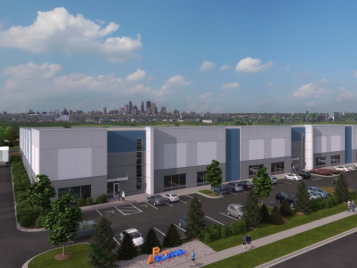 Opus Building Spec Industrial Project in Northeast Minneapolis