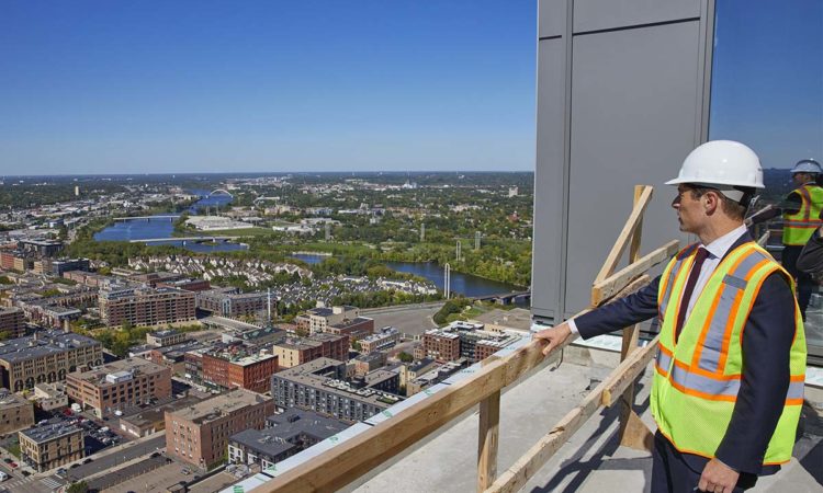 United Properties Tops Out RBC Gateway Tower