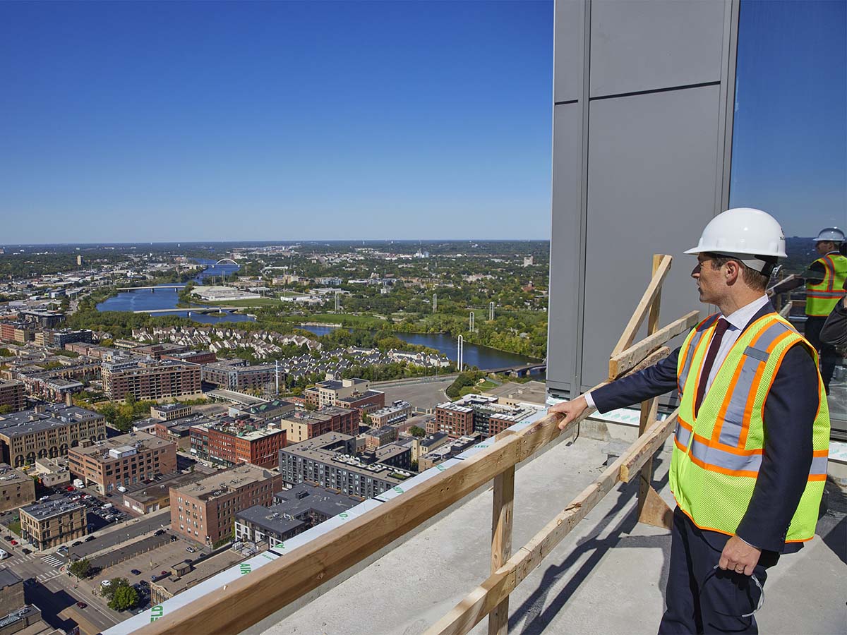 United Properties Tops Out RBC Gateway Tower