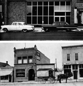 Glenwood Branch in 1961 Top, Glenwood Branch in 1907 bottom