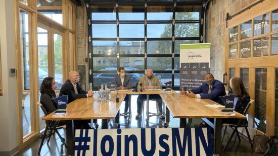 Gov. Walz Makes Business Pitch to “Join Us” in Minnesota