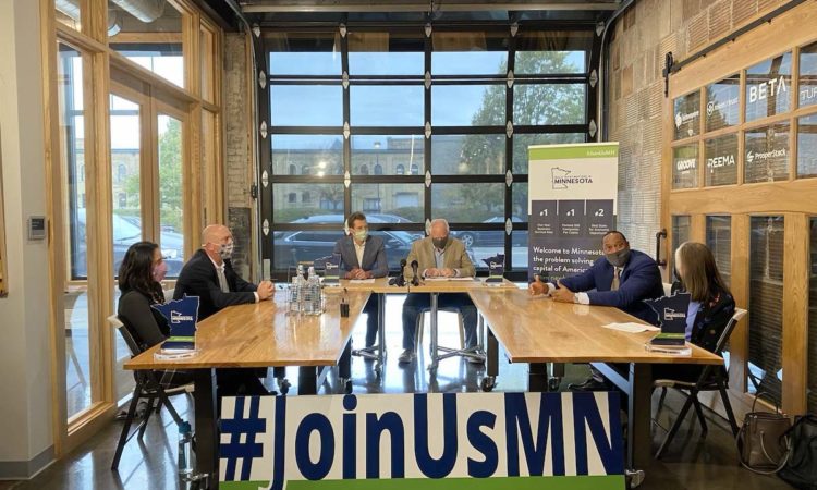 Gov. Walz Makes Business Pitch to “Join Us” in Minnesota