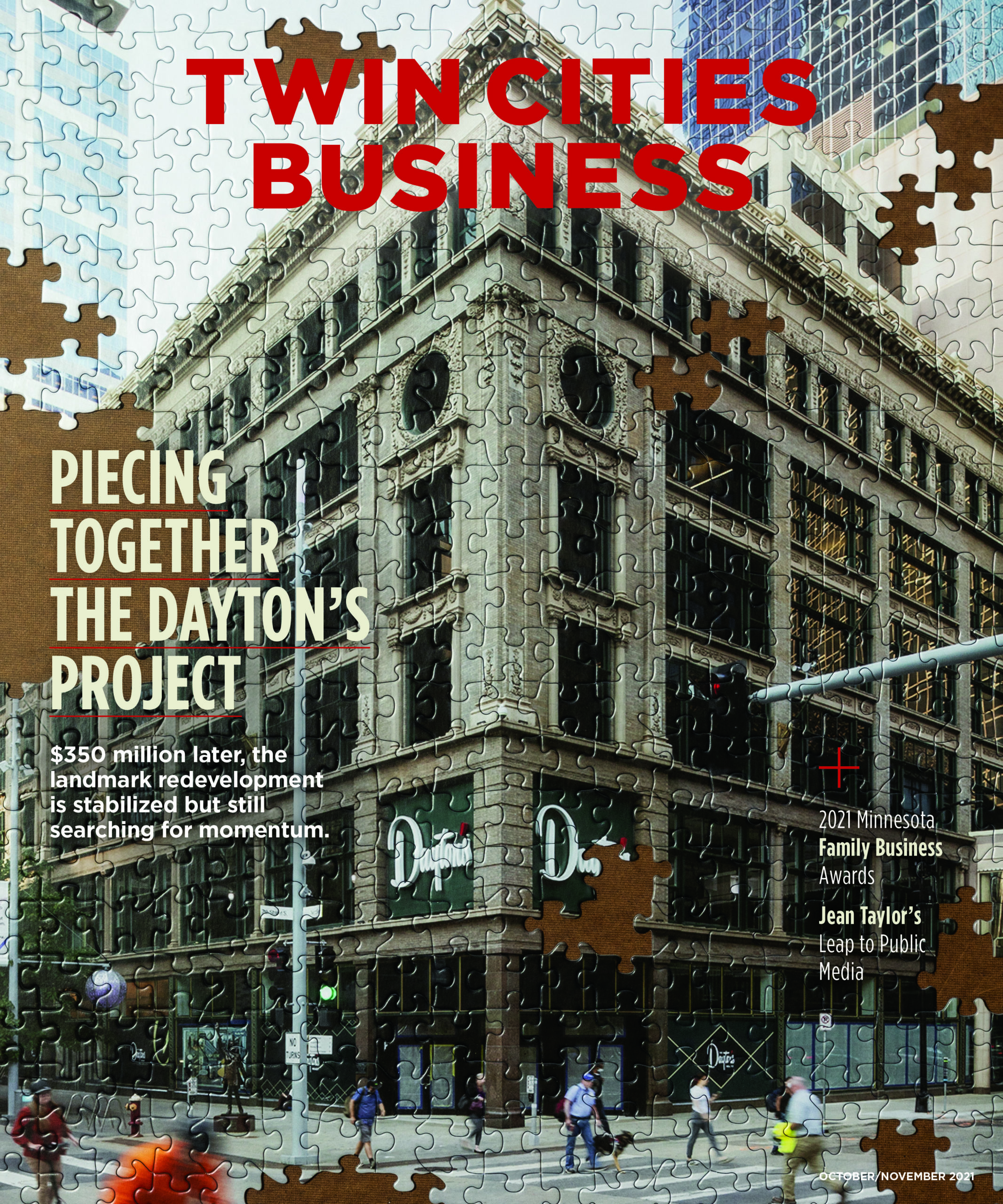 Twin Cities Business magazine's October/November 2021 cover