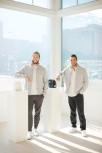 Love Your Melon founders Zachary Quinn (left) and Brian Keller