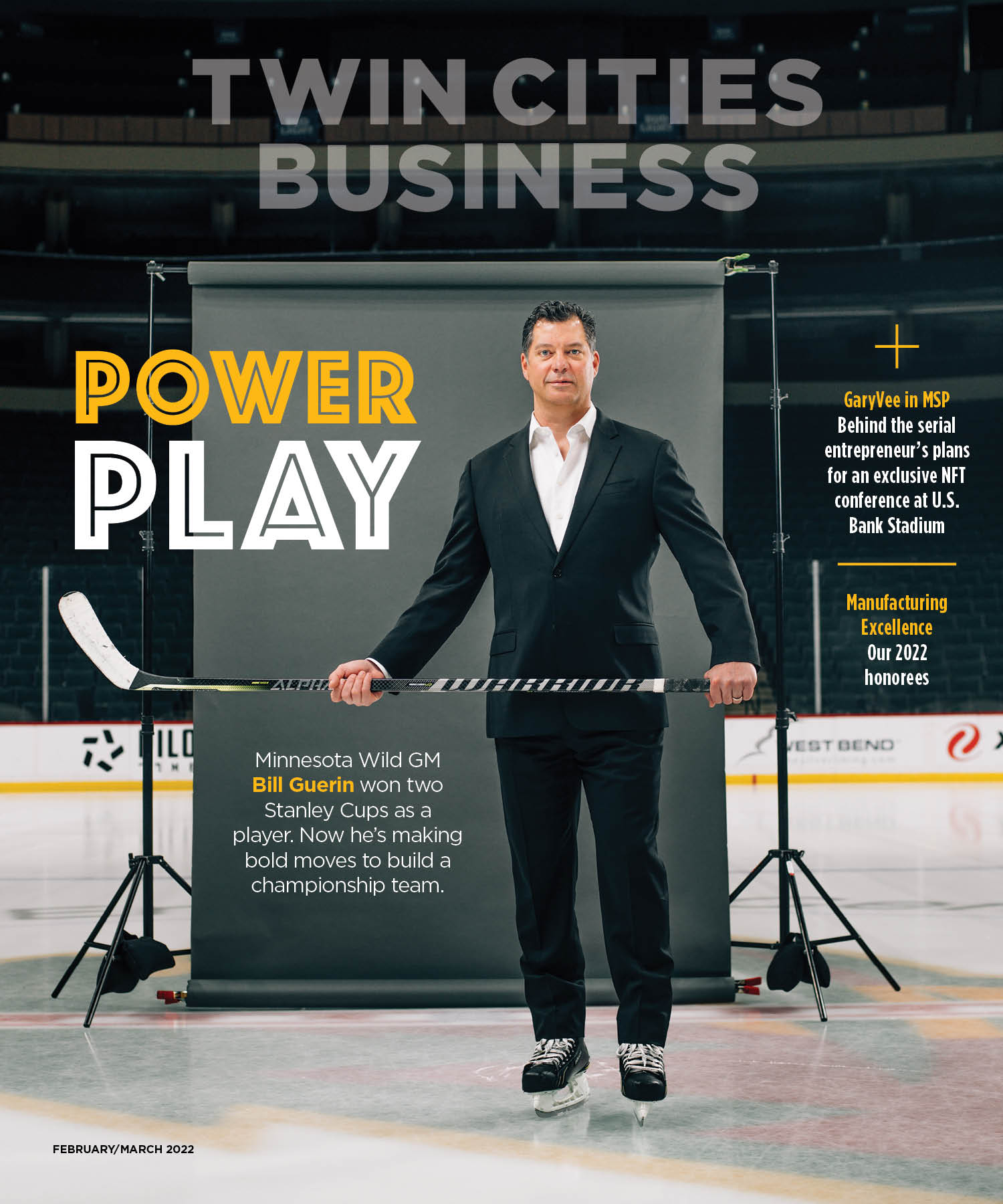 Cover of Twin Cities Business' February/March 2022 issue