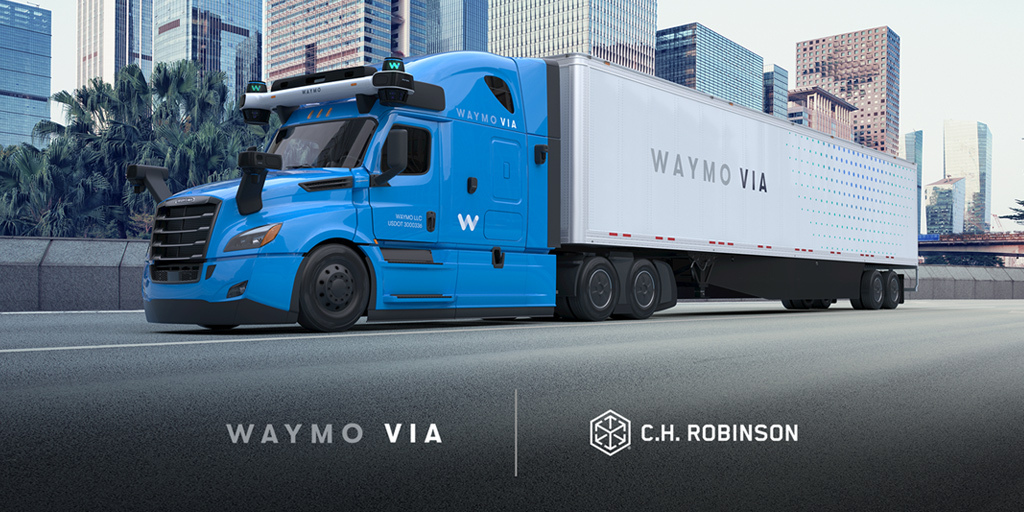 C.H. Robinson to Test Self-Driving Trucks with Waymo