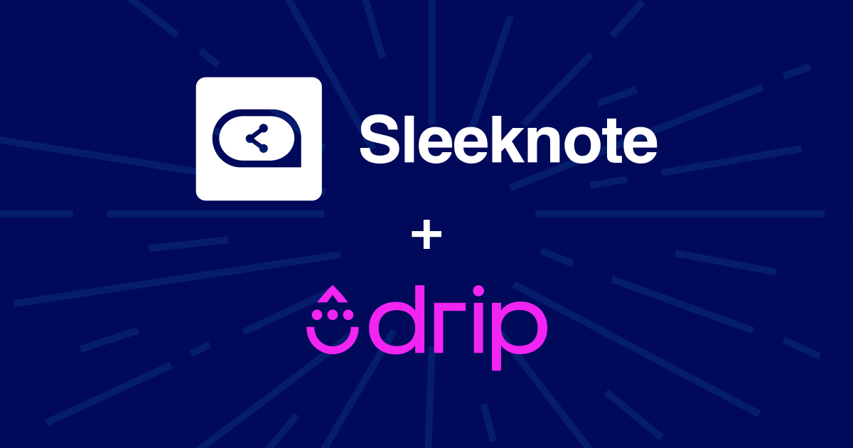 Drip Buys Pop-up Builder Company Sleeknote
