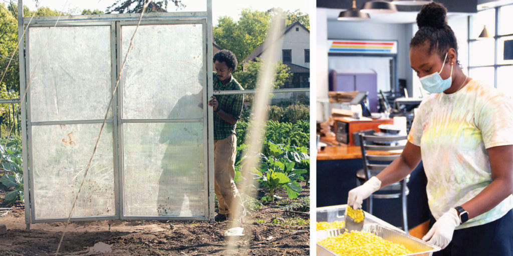 Appetite For Change operates urban farms and a social enterprise catering business, among its many community programs.