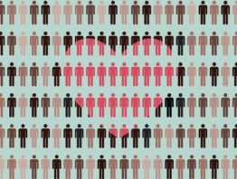 people and heart illustration