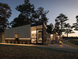 Rendering of Nature Link’s cabins