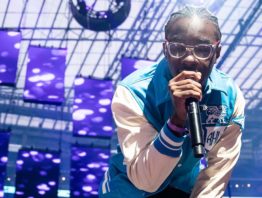 Hip hop artist Fresco Trey performing at VeeCon in May 2022.