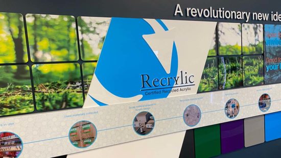 Minnesota Company Offers Companies Recycled Acrylic Option