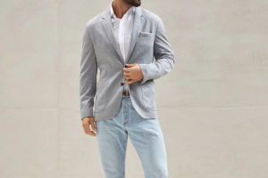 Deconstructed blazer