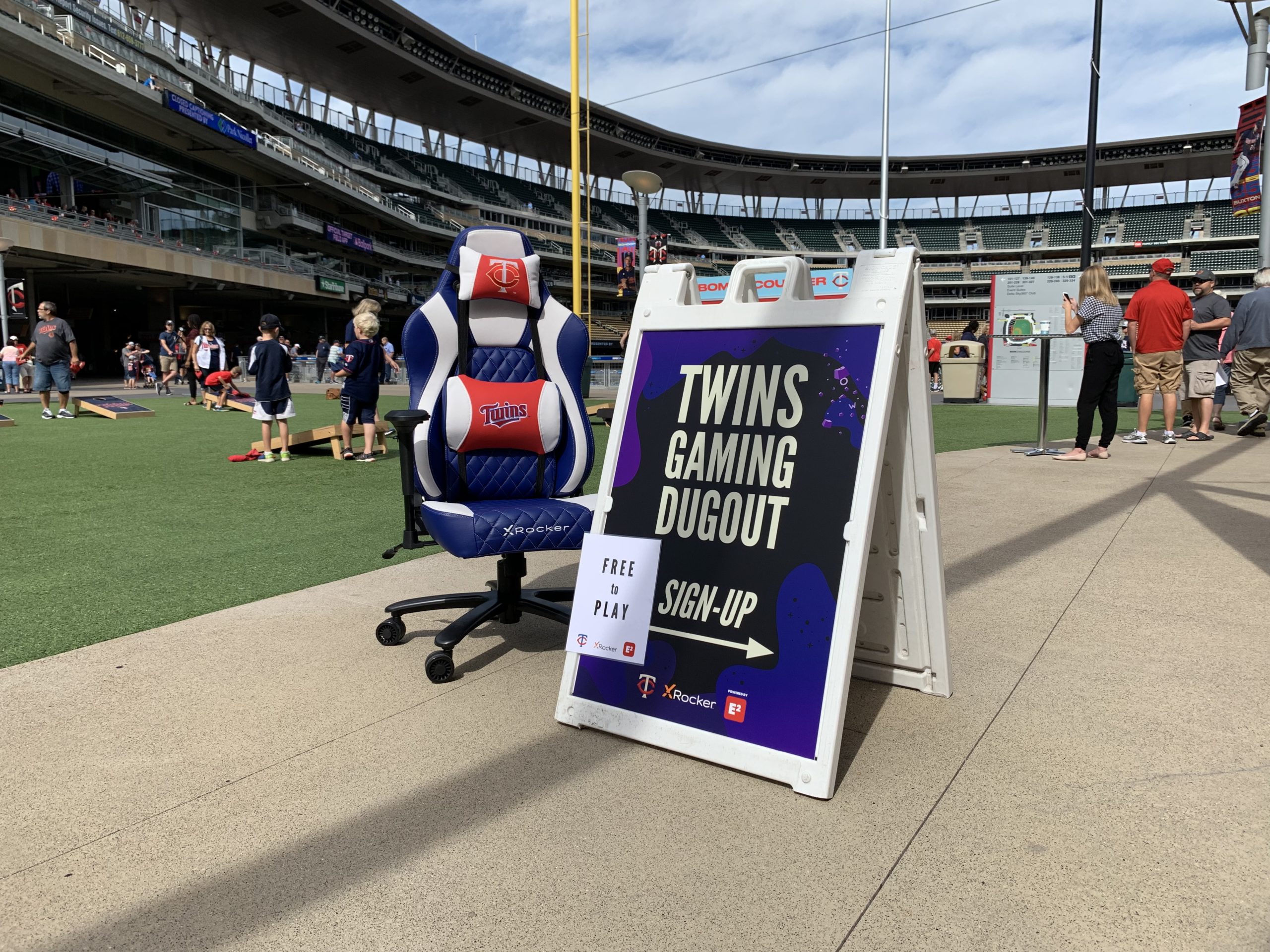 The Minnesota Twins Bring Esports Gaming Lounge Back to Target Field