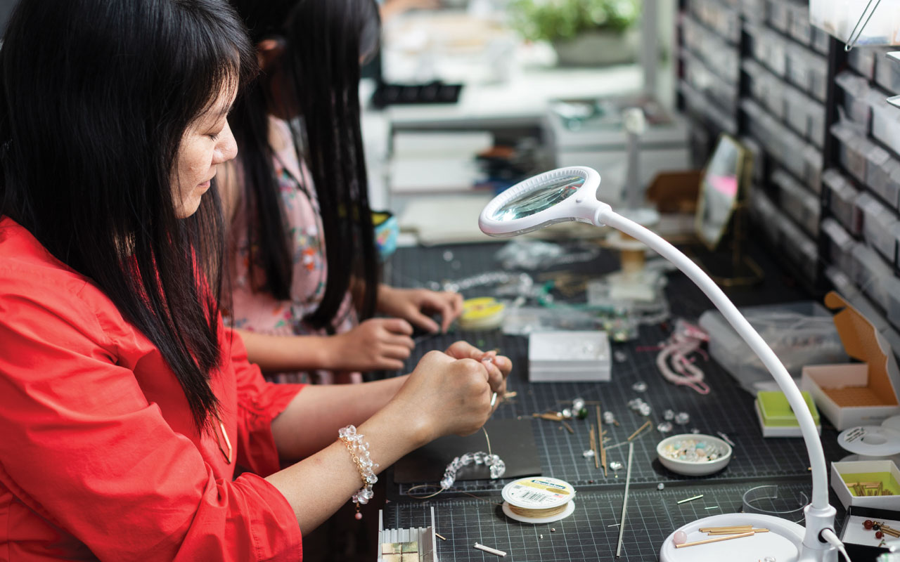 Creative retreat interior