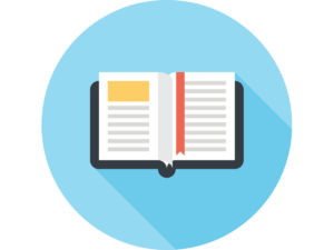 illustration of an open book