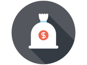 illustration of a bag of money