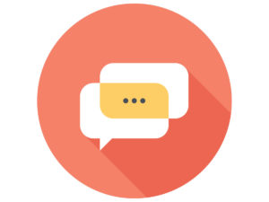 illustration of a dialogue bubble 