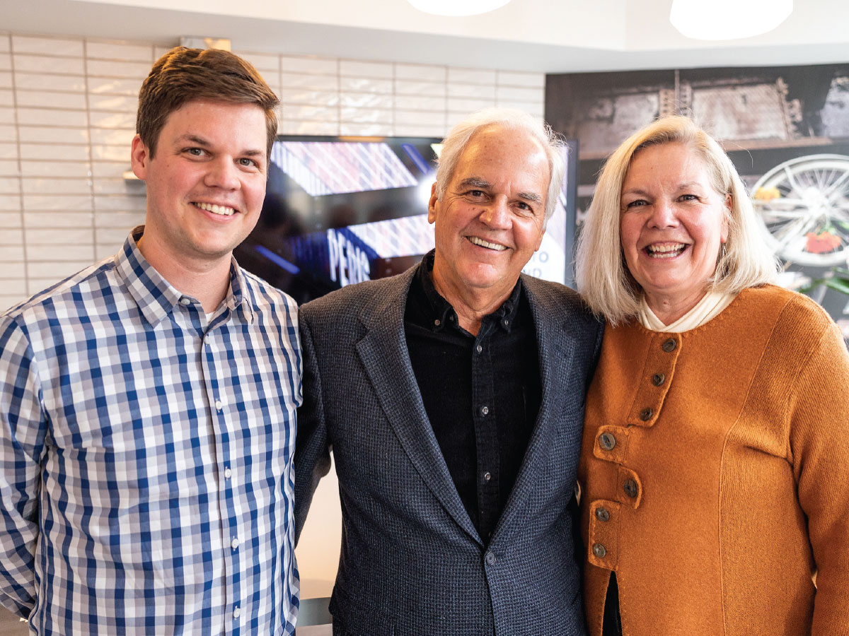 Bill Graves (left) is president of the foundation created by his parents John and Denise Graves. 