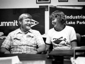 Dave and Ronda Schiebout out promoting their company in 1980.