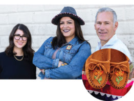 Jori Miller Sherer (left to right), Adrienne Benjamin, David Miller