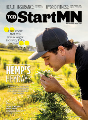 Cover of the fall 2022 issue of StartMN, a startup-focused publication from Twin Cities Business magazine