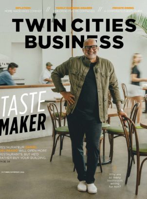 The cover of Twin Cities Business magazine's October/November 2022 issue