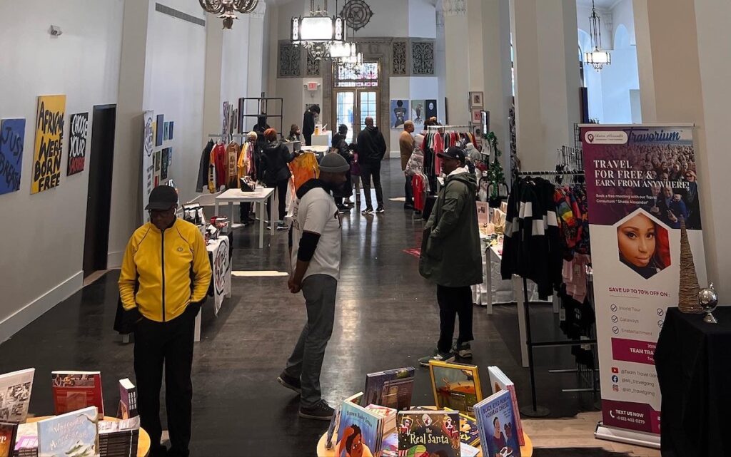 The Holiday Village at Young-Quinlan opened December 1 and will run from 11 a.m. to 6 p.m. Wednesday through Saturday until December 24.