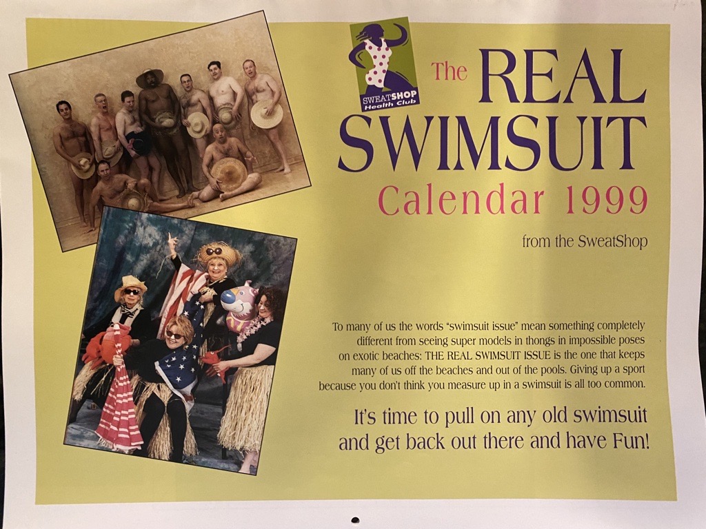 The SweatShop, a gym in St. Paul, Minnesota, produced a 1999 "swimsuit calendar" to spoof